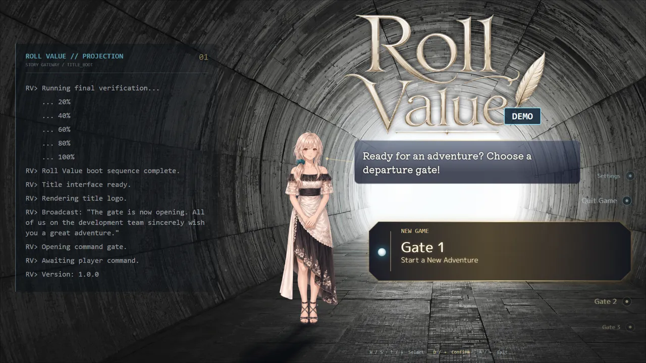 Title screen